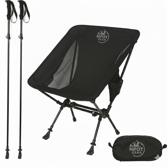 NPOT Ultralight Hiking Pole Camping Chair